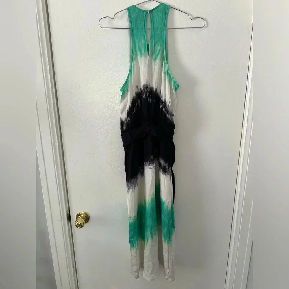 A.L.C Tallulah Tie-Dye Silk Maxi Dress - Picture 6 of 13